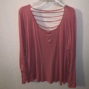 💓3x Rusty Pink 3/4 Sleeve Top💗